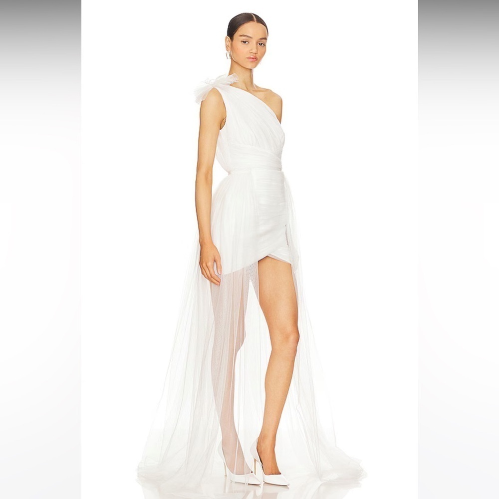 Sau Lee | Sidney White Bridal Tulle Dress Size 6 NEW